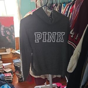 Victoria's Secret Charcoal PINK Sweatshirt